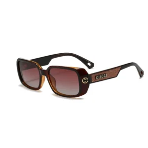 Square Stylish Sunglasses for Men Women UV400 Anti Glare Suitable for Cycling Fishing Hiking Driving Running Face Slimming