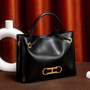 2026 autumn new black minimalist tote bag dual-use commuting women's bag